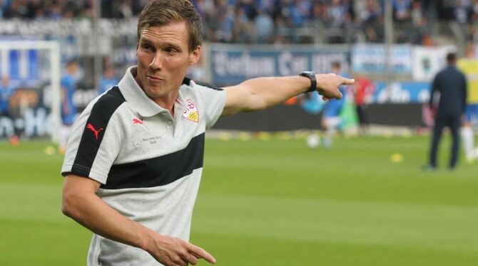 Überlässt nichts dem Zufall und glaubt an sein Projekt VfB Stuttgart: Cheftrainer Hannes Wolf.