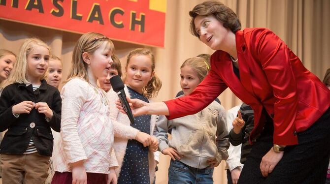 Kindermund ist stets für Überraschungen gut, durfte  Walddorfhäslachs Bürgermeisterin Silke Höflinger beim Neujahrsempfang  erfa