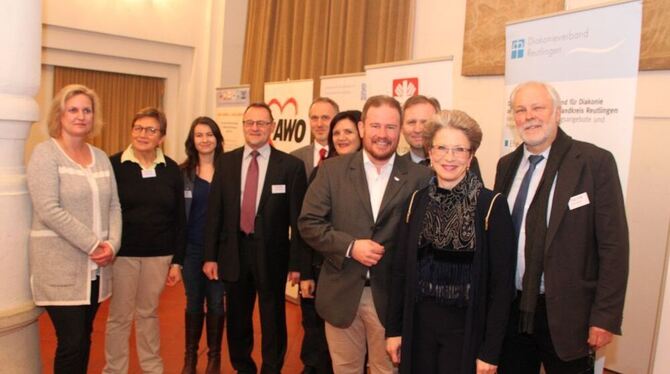 Die Mitglieder der Liga der Freien Wohlfahrtsverbände feierten im Reutlinger Spitalhof das 50-jährige Bestehen der Institution i