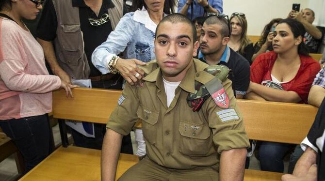 Der israelische Soldat Elor Asaria muss ins Gefängnis. Foto: Jack Guez