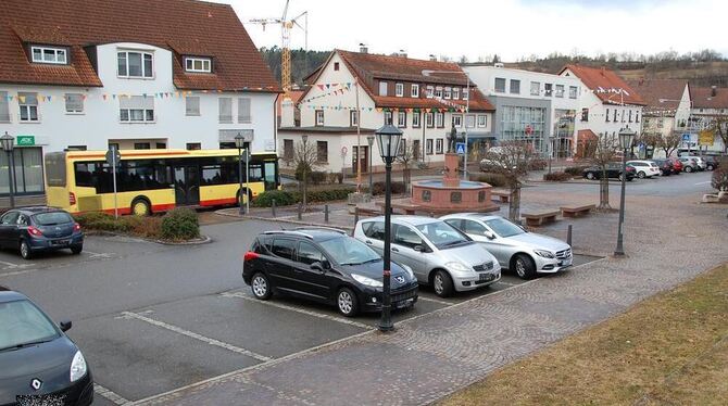 In Gammertingen werden im Lauf des Jahres mehr innerstädtische Parkflächen geschaffen. Die Plätze beim Stadtbrunnen sollen auf 2