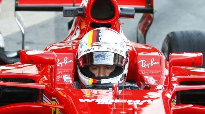 Der neue Ferrari von Sebastian Vettel ist schnell und zuverlässig. Foto: Joma