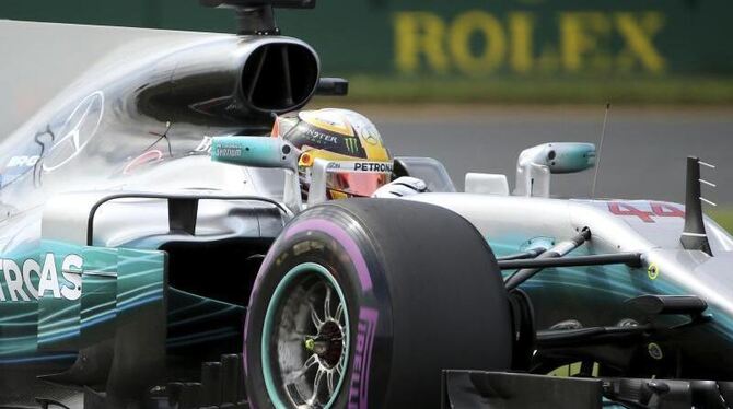 Lewis Hamilton fuhr im ersten Training die schnellste Runde. Foto: Rick Rycroft