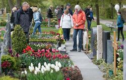 Vor allem auf dem Gönninger Friedhof ist die Blumenpracht bemerkenswert.