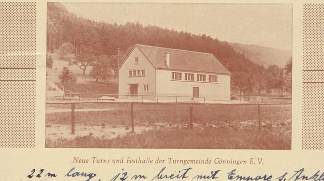In den Neubau ihrer Turnhalle integrierte die Turngemeinde auch eine Kleinkaliber-Schießanlage, die  im Oktober 1933 eingeweiht