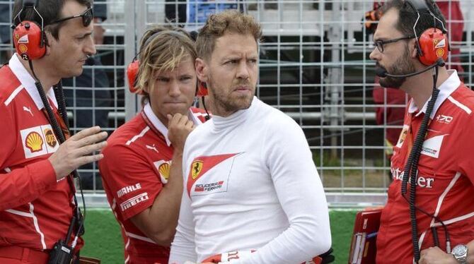 Sebastian Vettels Vertrag bei Ferrari läuft nur noch bis Ende des Jahres. Foto: Paul Chiasson