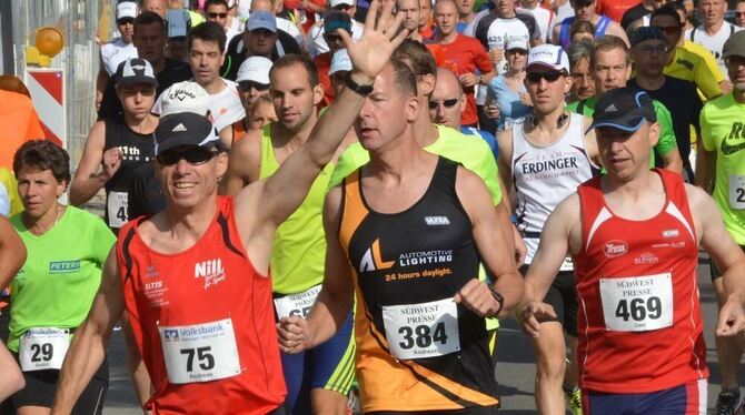 Jagd auf den Streckenrekord: Die Veranstalter des neunten Ermstal-Marathons am Sonntag zwischen Metzingen und Bad Urach rechnen