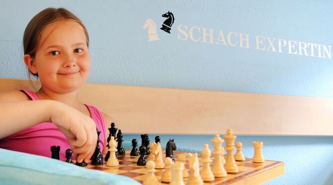 Schon als Neunjährige spielt Saskia Pohle Schach auf einem Niveau, das die meisten Erwachsenen nicht erreichen. Als beste deutsc