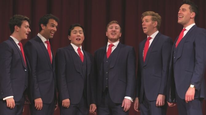 Sechs Herren mit  unterschiedlichen Stimmcharakteren, die dennoch wie eine organische Einheit klingen: Die King’s Singers in Bad