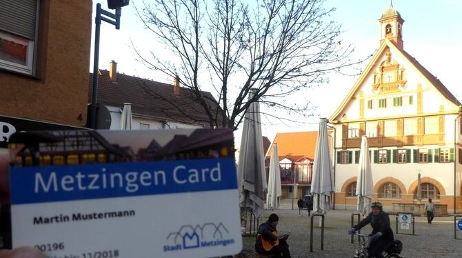 Die neue Metzingen Card, ab dem 2. Januar zu bekommen: Alle Vergünstigungen für Einkommensschwache aus einer Hand. FOTO: BERNKLA