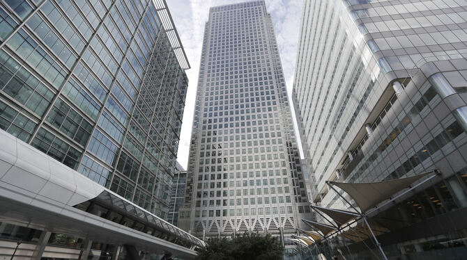 Der Sitz der Europäischen Bankenaufsichtsbehörde (EBA, M), aufgenommen am 28.07.2017 in London (Großbritannien). Der Standortwet