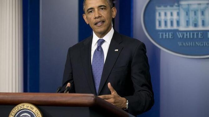 US-Präsident Obama hat vor schlimmen ökonomischen Folgen eines Scheiterns der Verhandlungen gewarnt. Foto: Andrew Harrer 