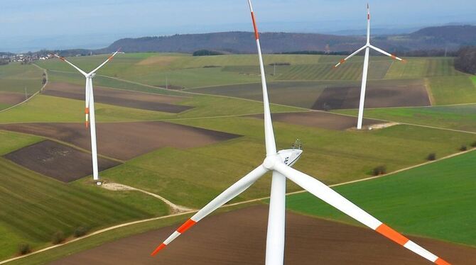Die Wirtschaftlichkeit zwingt zum Wachsen. Laut Willi Weiblen sollen künftige Windkraftanlagen so hoch wie der Stuttgarter Ferns