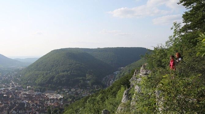 Garantierter Naturgenuss: ein Blick vom Hochbergsteig. Garantierter Naturgenuss: ein Blick vom Hochbergsteig.