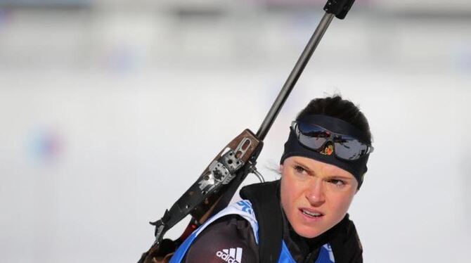 Evi Sachenbacher-Stehle wurde bei den Winterspielen positiv auf ein Stimulanzmittel getestet. Foto: Kay Nietfeld