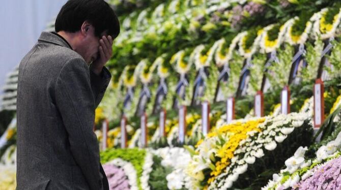 Trauer für die Toten in der südkoreaischen Hauptstadt Seoul. Foto: Yang Ji-Woong