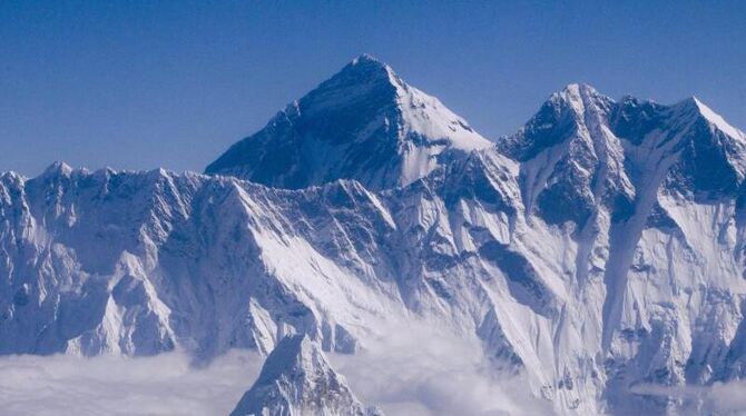 Mount Everest: der höhste Gipfel der Erde. Foto: Narendra Shrestha