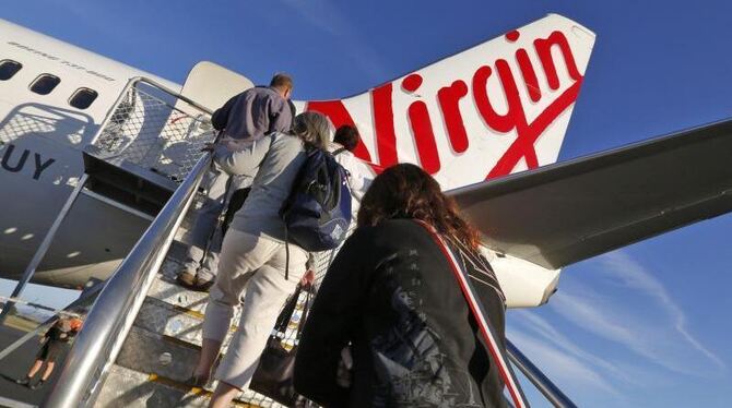 Randale an Bord: Eine Maschine der Fluggesellschaft Virgin musste auf Bali landen. Foto: Barbara Walton/Archiv