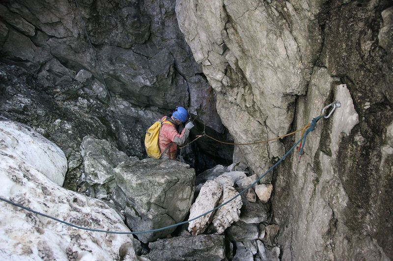 Rettung des verunglückten Höhlenforschers