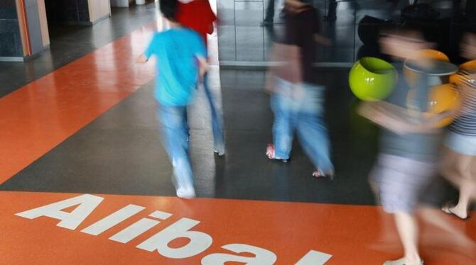 Die Handelsplattform Alibaba erwartet einen Börsen-Rekord. Foto: Qilai Shen
