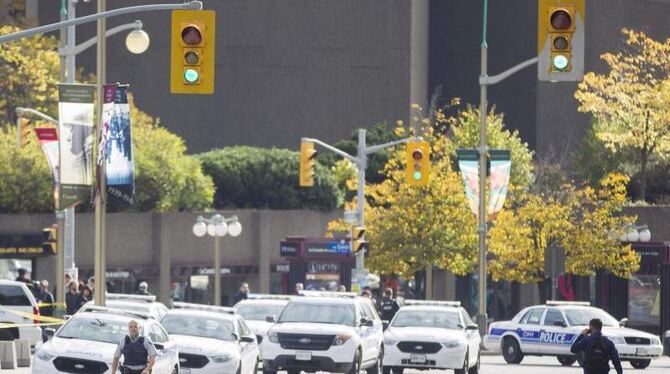 Polizeieinsatz im Regierungsviertel von Ottawa. Foto: Chris Roussakis