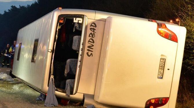 Bereits Ende Juli war ein Bus der im Auftrag des polnischen Unternehmens Sindbad fuhr, auf der A4 bei Dresden verunglückt. Fo