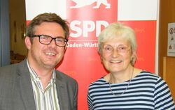 Die SPD-Bundestagsabgeordneten Martin Rosemann und Heike Baehrens. FOTO: MAIER
