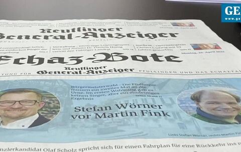 Pfullinger Bürgermeisterkandidaten-Duell: Fink fragt Wörner