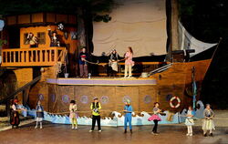 Piratenschiff von Peter Pan im Naturtheater Reutlingen