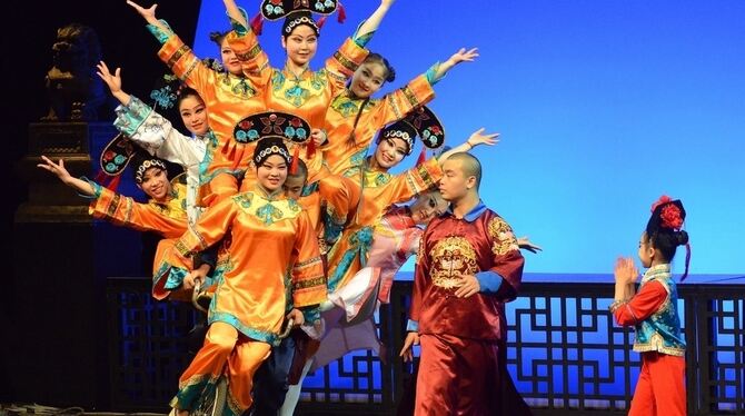Die chinesischen Akrobaten boten eine abwechslungsreiche Show. FOTO: NIETHAMMER