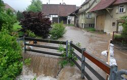 Hochwasser in Glems (hier 2013) sollen sich dank Bach-Aufweitungen nicht wiederholen. 