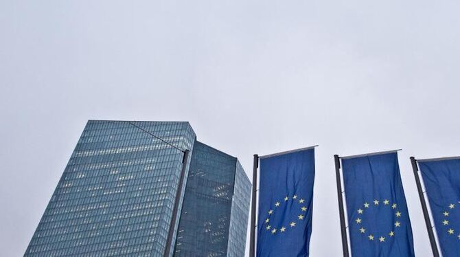 Zentrale der Europäischen Zentralbank in Frankfurt am Main . Foto: Boris Roessler
