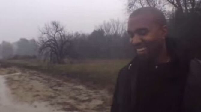 Rapper Kanye West im Video zu seinem neuen Song »Only One«. SCREENSHOT: YOUTUBE
