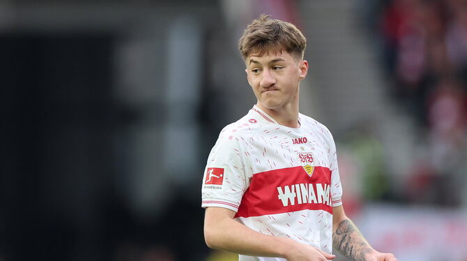 Geht mit sich und seinen Mitspielern nach dem 1:1 gegen den 1. FC Köln hart ins Gericht: VfB-MittelfeldspielerAngelo Stiller.