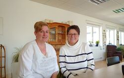 Manuela Wieser und Sandra Ehni von der Alltagsbetreuung der Sozialstation St. Martin.