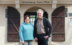 Am Karfreitag geht's los: Heidi und Klaus Weiß öffnen den Kiosk am Schönbergturm. 