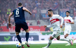 Trifft mit der letzten Aktion des Spiels zum 3:3: VfB-Angreifer Deniz Undav (rechts).