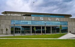 Autofabrik von Tesla in Grünheide
