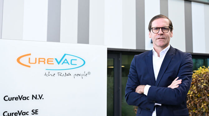 Alexander Zehnder, der Vorstandsvorsitzende des Biotechnologieunternehmens Curevac.  FOTO:  WEISSBROD/DPA