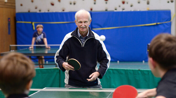 45 Jahre kümmerte sich Wolfgang Lohse um den Tischtennis-Nachwuchs.
