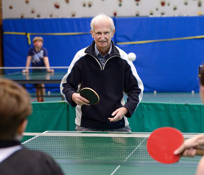  45 Jahre kümmerte sich Wolfgang Lohse um den Tischtennis-Nachwuchs.