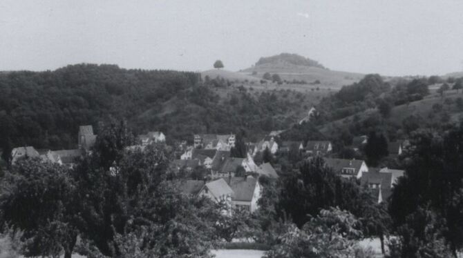 Ortsansicht von Bronnweiler aus dem Jahr 1937.