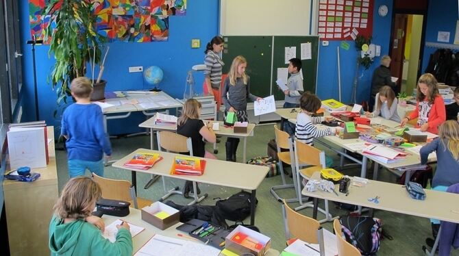 Auf der Grundlage des selbstorganisierten Lernens läuft der Unterricht an der Gemeinschaftsschule in Pliezhausen. Lernen auch in