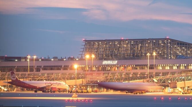 Der Stuttgarter Flughafen: Sein Potenzial ist räumlich ausgeschöpft, doch die Kapazität verträgt doppelt so viel Passagiere wie bisher.