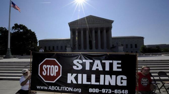 In 32 der 50 US-Staaten ist die Todesstrafe zulässig. Foto: Shawn Thew/Archiv