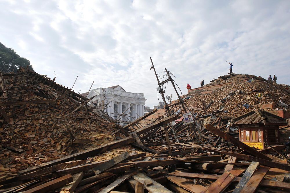 Erdbeben in Nepal: Die Spur der Verwüstung