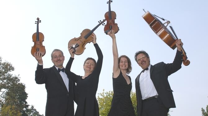 Für die Vielklang-Macher ist Klassik eine Leidenschaft. Für das Carmina-Quartett auch. Die Züricher kommen am 8. Mai. FOTO: LANZ