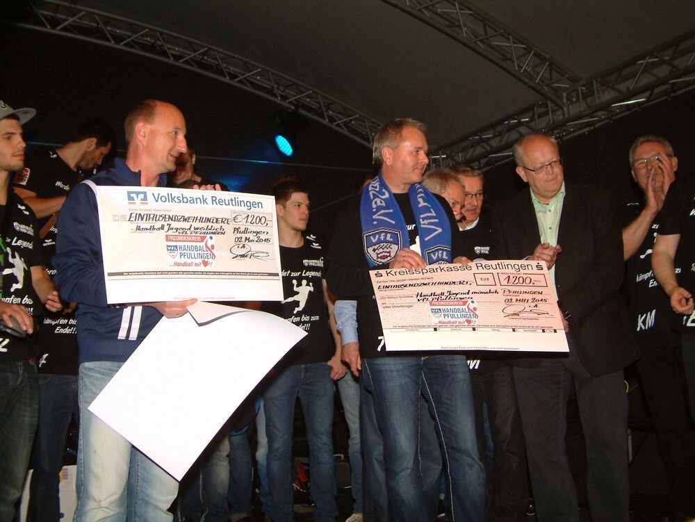 VFL Pfullingen Handball Aufstiegsfeier