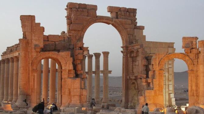 Die antike Stadt Palmyra im Jahr 2010. Foto: Youssef Badawi/Archiv