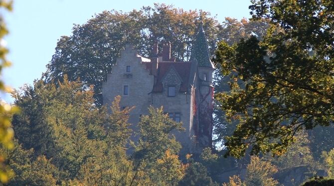 Märchenhaft im Wald gelegen: Schloss Uhenfels oberhalb Seeburgs. GEA-ARCHIVFOTO: FINK